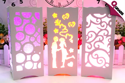 For QR49 Bask in the Glow with Shimmering Lamps in Six Pretty Silhouette Designs! (QR116 Value)
